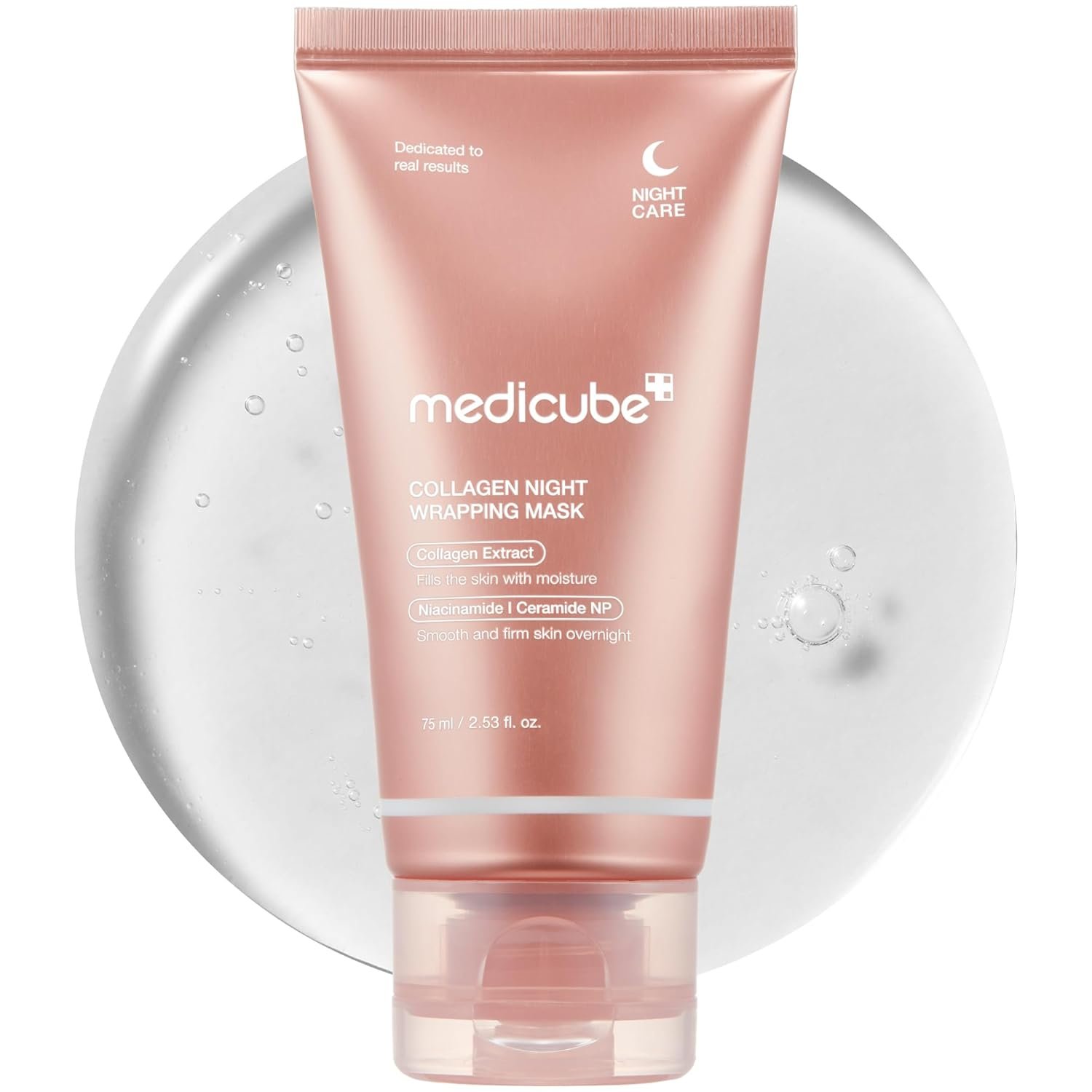 medicube Collagen Overnight Wrapping Peel Off Facial Mask Pack 74 ml