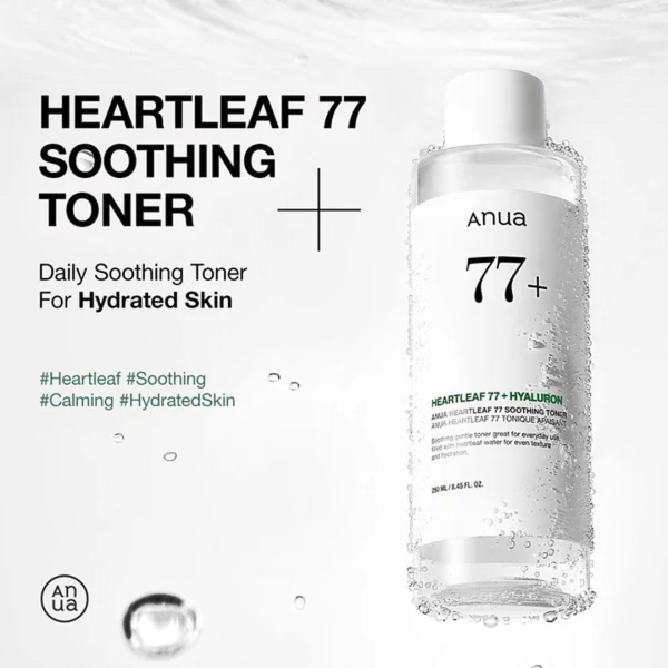 Heartleaf 77% Soothing Toner 250ml - Image 2