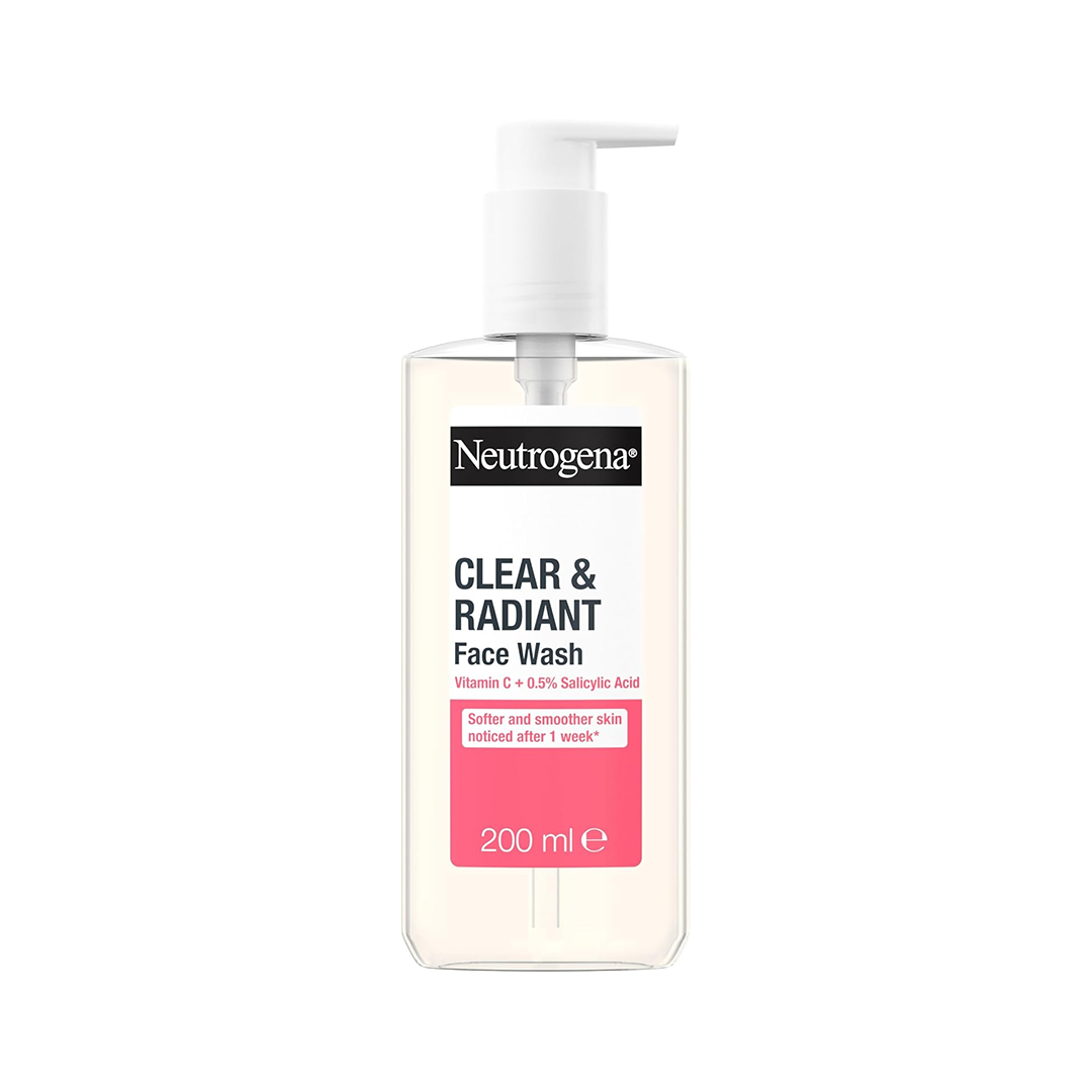 Neutrogena, Fresh & Clear Facial Wash, Pink Grapefruit & Vitamin C, 200ml