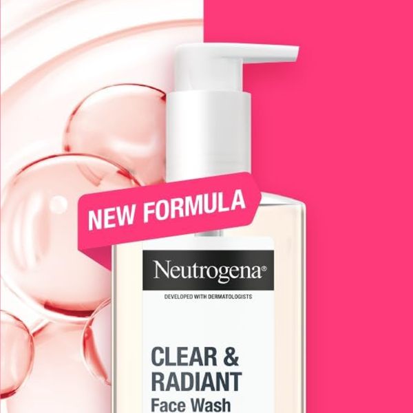 Neutrogena, Fresh & Clear Facial Wash, Pink Grapefruit & Vitamin C, 200ml - Image 2
