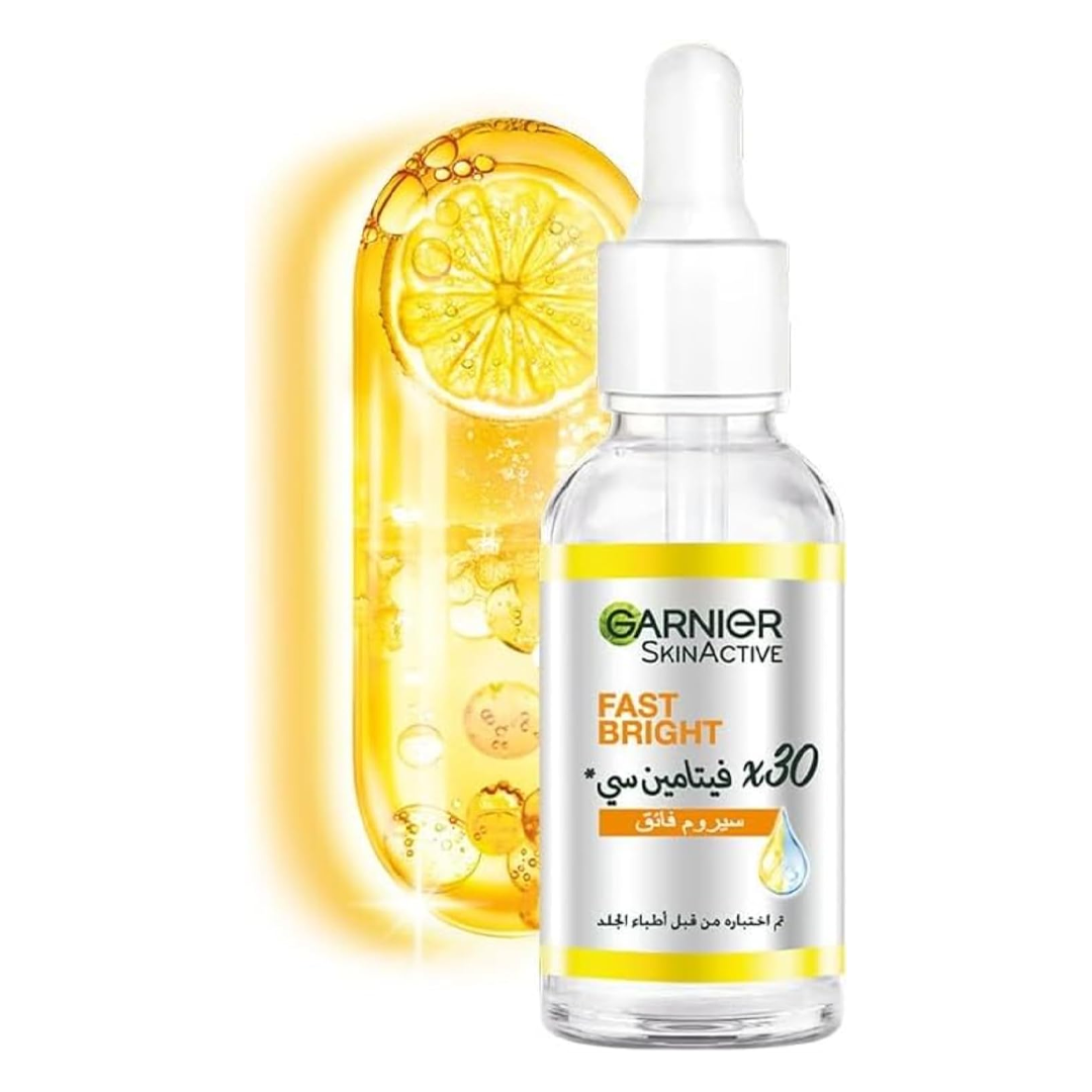 Garnier Fast Bright Skin Active Vitamin C + Niacinamide Anti-Dark Spot 30x Booster Serum 30ML