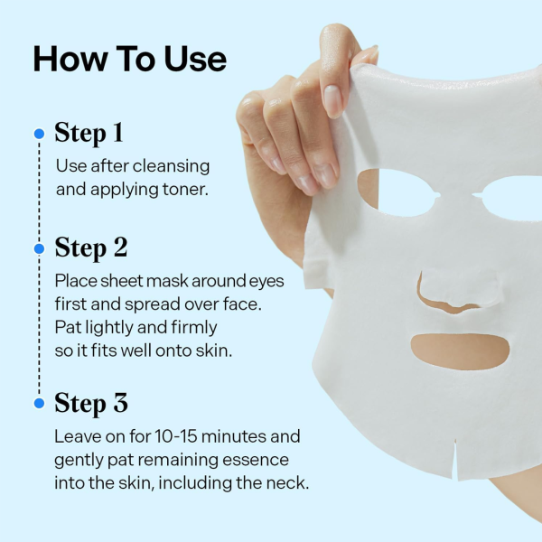 Torriden DIVE IN Hyaluronic Acid Facial Mask (10 sheets) - Image 2