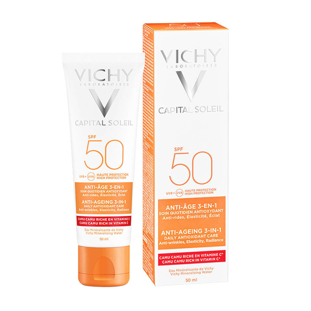 Vichy Capital Soleil Anti-Ageing 3-in-1 High Sun Protection for Face SPF50 50ml