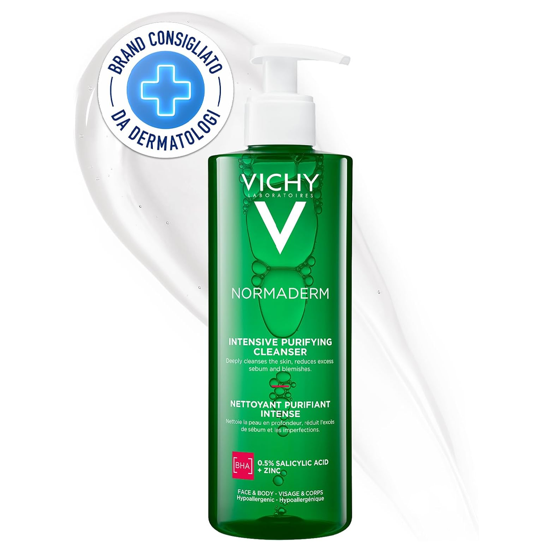 Vichy Normaderm Phytosolution Face Cleanser Gel for Oily/Acne Skin with Salicylic Acid 400ml
