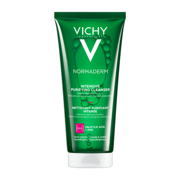 Vichy Normaderm Phytosolution Face Cleanser Gel for Oily/Acne Skin with Salicylic Acid 200ml