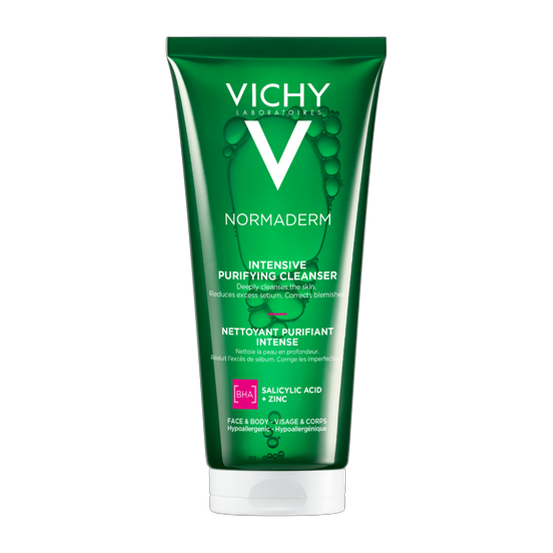 Vichy Normaderm Phytosolution Face Cleanser Gel for Oily/Acne Skin with Salicylic Acid 200ml