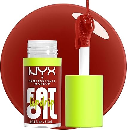 NYX PROFESSIONAL MAKEUP Fat Oil Lip Drip, Moisturizing, Shiny, Vegan Tinted Lip Gloss, Non-Sticky Finish, 12H Hydration, Squalane, Raspberry and Cloudberry Oils – LOSIN CONETROL
